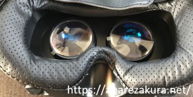 VRG 7インチ対応ゴーグルのレンズ部分ブルーカット