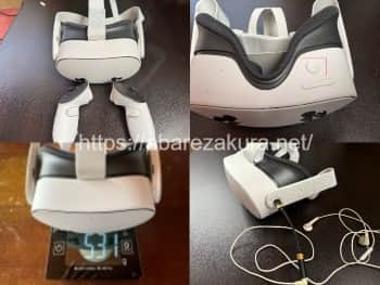 Meta Quest3Sの4分割した画像