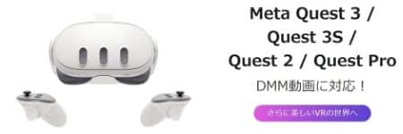 DMM VR動画プレイヤーページのキャプチャーしたもの