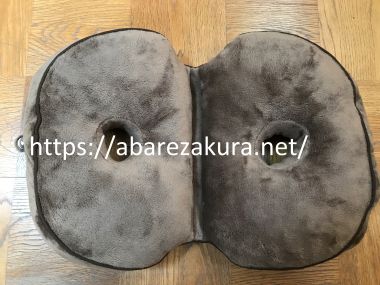穴あきクッション（某通販で購入）
