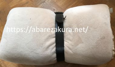 革ベルトでTENGAをクッション巻にした画像です