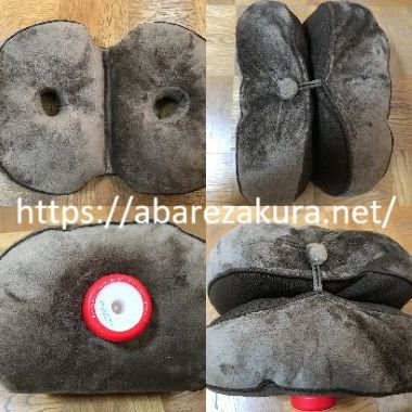 TENGAを某クッションに挿入し固定した