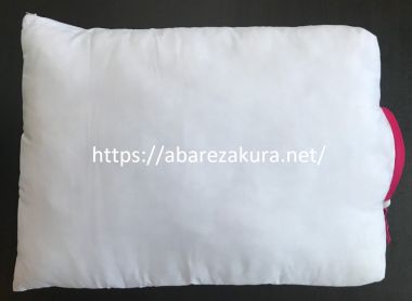 インサートクッションピローを横置き