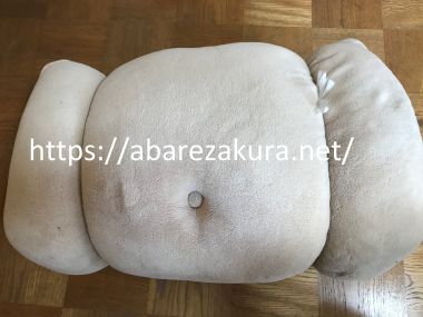 ビニール紐でテンガをクッション巻にした